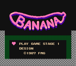 Banana — Title screen
